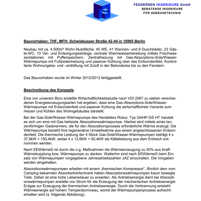 Objekt-beschreibungTHF